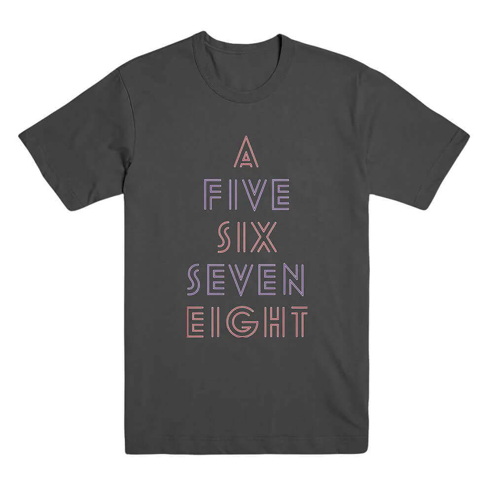 A 5,6,7,8 Dark Grey Tee