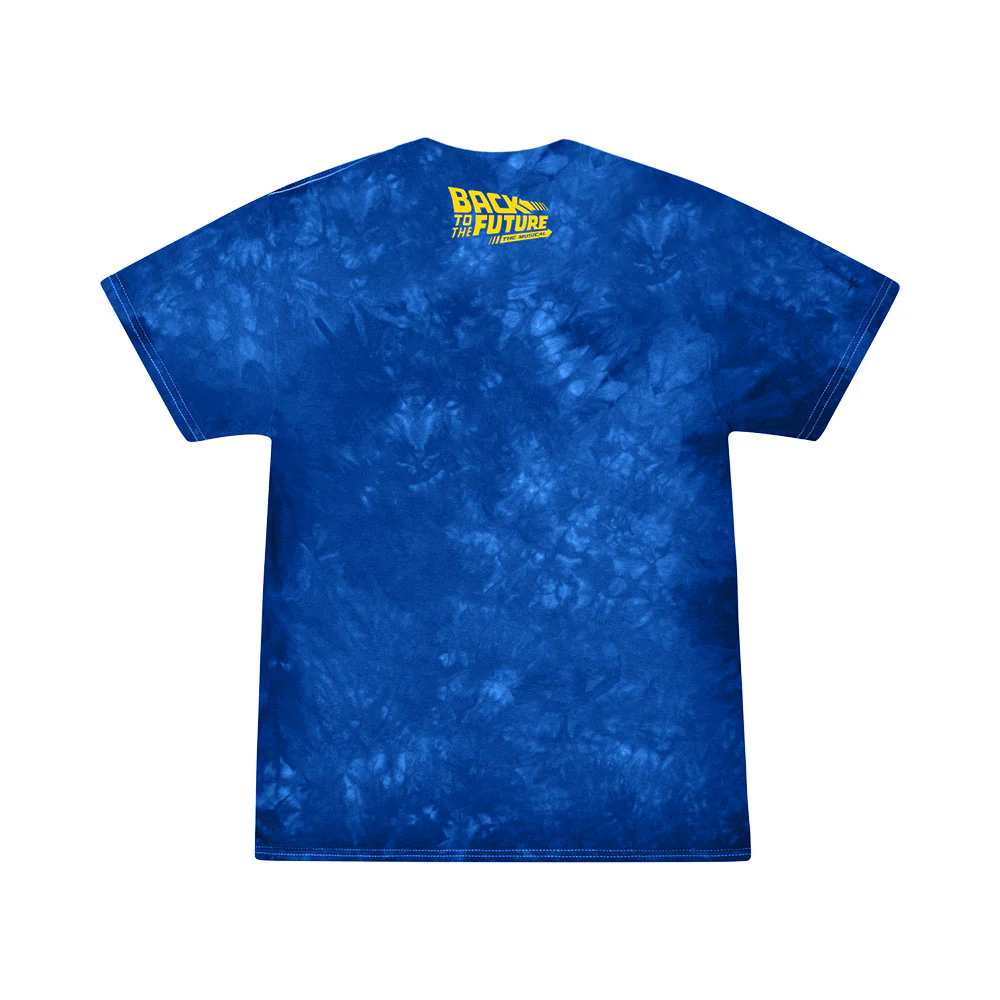 Back to the Future the Musical 88 MPH Blue Wash Tee - Image 2