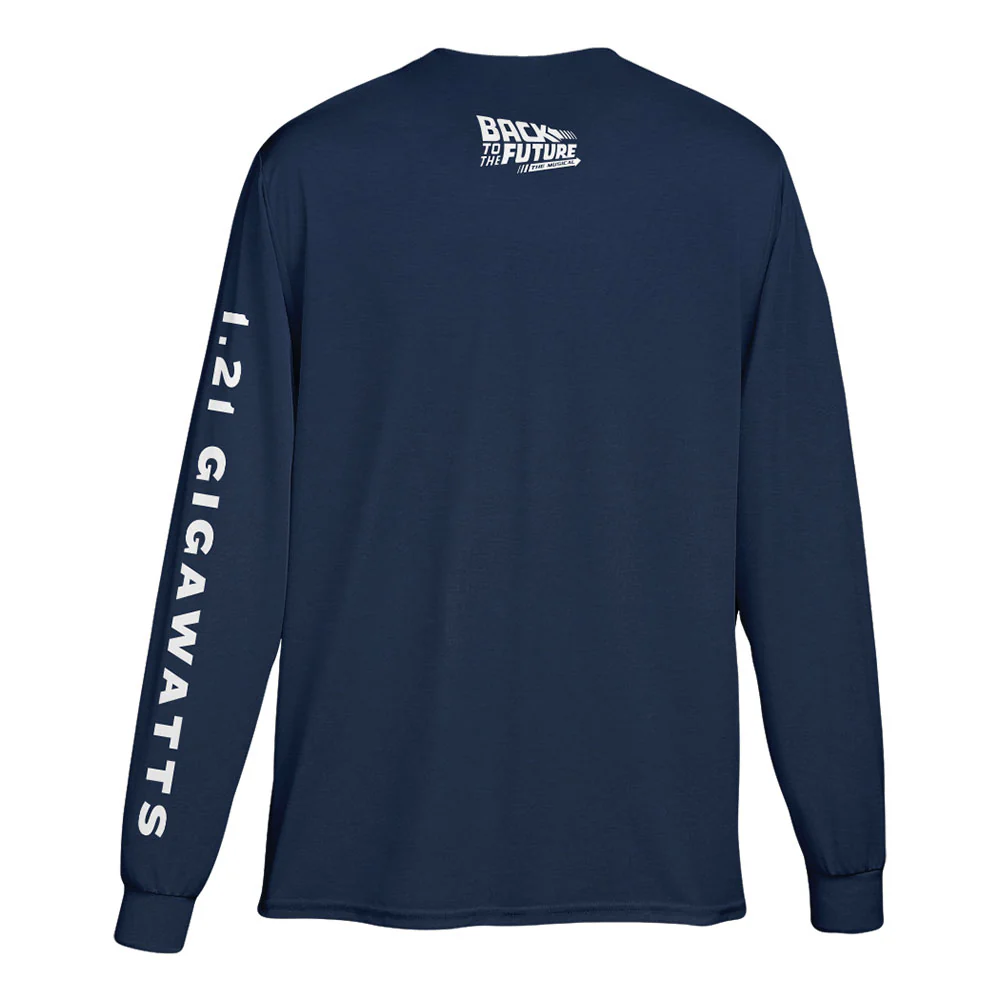 Back to the Future the Musical Don't Need Roads Long Sleeve Tee - Image 2