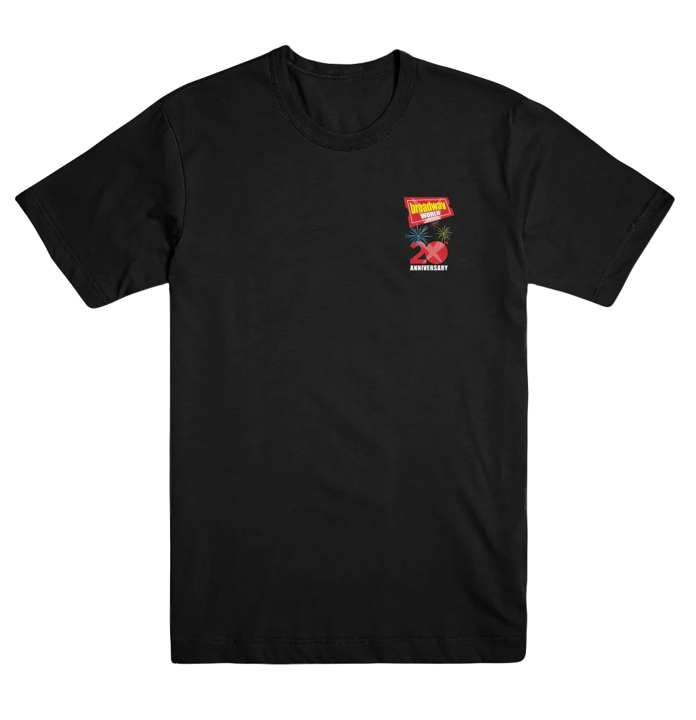 BroadwayWorld.com 20th Anniversary Black Logo Tee