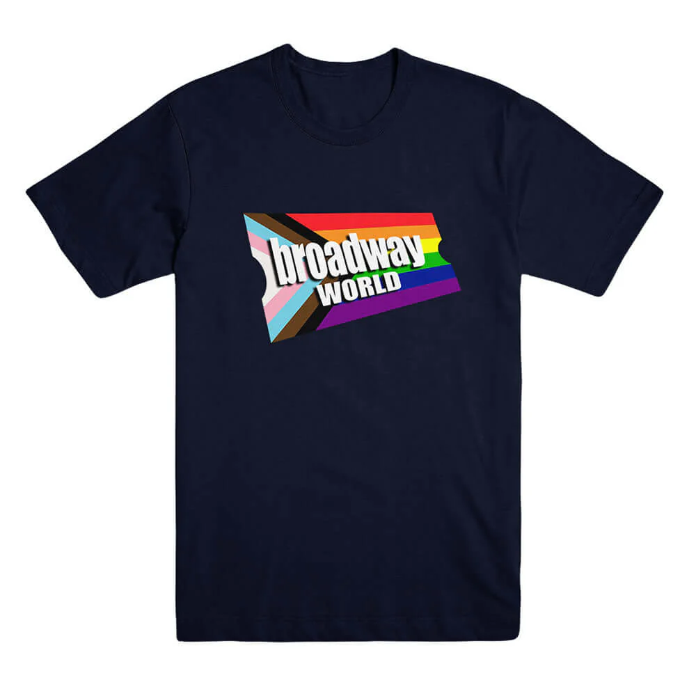 BroadwayWorld.com Logo Pride Tee