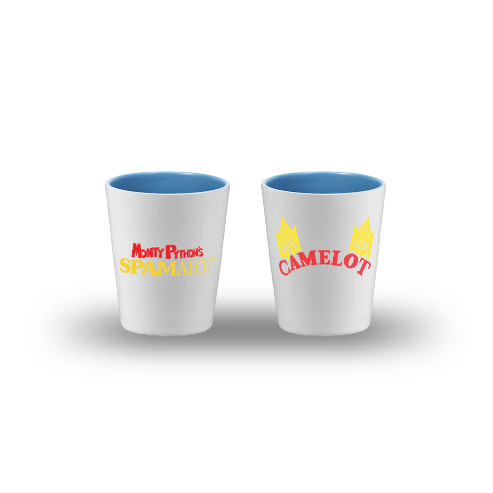 Spamalot Camelot Shot Glass